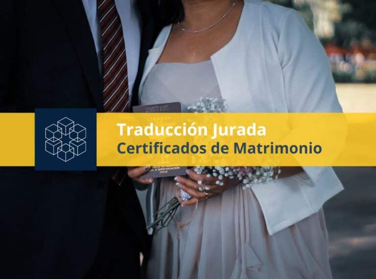 Traducir Certificado De Matrimonio【presupuesto Gratis】 7020